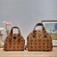 M.C.M SMALL ESSENTIAL HALF MOON DISCO TOTE IN VISETOS กระเป๋าถือ/สะพายข้างไอเท็มรุ่นฮิต!! ที่เหล่าดาราเซเลป และไอดอลคนดังมีติดตัว เป็นรุ่นที่แมทช์ง่ายมากๆ