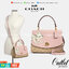 Coach Disney X Tilly Top Handle In Signature with Dalmatian Blossom/Light Khaki Multi Coated Canvas Satchel กระเป๋าถือและสะพายข้างรุ่นลิมิเตด คอลเลคชั่น Disney น่ารักมากค่ะ ใส่กระเป๋าสตางค์ใบยาวได้