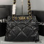 Chanel Black Lambskin Quilted Small Shopping Shoulder Bag / CHANEL SMALL TOTE SHOPPING BAG กระเป๋าสะพายคลาสสิก ดีไซส์เรียบสุดหรู จุของได้เยอะ เกรดวีไอพี 1:1 เกรดดีสุด ผ่านทุก ตม ใช้งานต่างประเทศได้