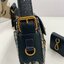 ORI หนังแท้ | DIOR Small Streetchic Bag Blue Dior Oblique Jacquard and Smooth Calfskin กระเป๋าสะพายนิยามใหม่ของดีไซน์อันเป็นเอกลักษณ์ ฝาพับแบบแม่เหล็กสีทองโบราณสลักลาย Christian Dior Paris และห่วง D-ring ทันสมัย