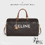 CELINE Large Voyage bag in Triomphe Canvas / Celine Keepall Bag กระเป๋าทรงบอสตันใบใหญ่จุสัมภาระได้เยอะสุดๆหนังขึ้นลาย Signature สวยหรูสุดคลาสสิค ดีไซน์ไม่มีเอ้าท์