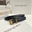 YSL Belt Black Leather เข็มขัดเกรดออริจินอลหนังแท้ พร้อมส่ง ภาพสินค้าถ่ายจากงานขายจริง ใช้งานต่างประเทศได้