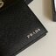 VIP หนังแท้ 】PRADA logo bifold men wallet