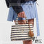 ORI หนังแท้ | Prada Jardinière linen blend mini-bag / Prada Tote Bag กระเป๋าทรงโท้ทใบเล็กน่ารัก ผ้าลินินผสม มาพร้อมดีไซน์ทันสมัย