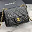 VIP 】หนังแท้ CHANEL mini square flap bag VIP GIFT WITH PURCHAS-GWP กระเป๋าสะพายทรงสี่เหลี่ยมเปิดด้านหน้า หนังคาเวียร์ลายคลาสสิค รุ่นยอดนิยมไอเท็มฮิต อะไหล่ทองสวยหรูดูดีมาพร้อมสายโซ่ทองร้อยหนังจะสะพายไหล่ หรือ Crossbody ก็ดูดี พร้อมส่งที่ไทยไม่ต้องรอพรีฯ ส