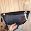 COACH Rivington Belt Bag In Signature Canvas With Coach Patch Black Copper/Black