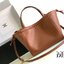 CELINE Small Cabas Drawstring Cuir Triomphe / CELINE TOTE BAG กระเป๋าทรงโท้ทน่ารักน่าใช้ ตัวกระเป๋าหนังนุ่มมาก ปากกระเป๋าเป็นหูรูดดึงปรับทรงได้สองแบบสองสไตล์