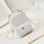 CHANEL CLASSIC MINI BACKPACK Leather & Gold-Tone Metal สีขาวสะอาดตา สวยหรู กับกระเป๋าเป้มินิ งานหนังแท้ เกรดออริ ท็อป สลับแท้ 1:1 เกรดดีสุด ใช้งานต่างประเทศได้
