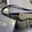 DIOR SADDLE BAG Black Grained Calfskin / DIOR BUCKLE BELT BAG เกรดเทพออริจินอล หนังแท้ ภาพถ่ายจากสินค้าจริง ใช้งานต่างประเทศได้