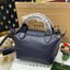 ของแท้ 100% Longchamp LE PLIAGE CUIR TOP HANDLE BAG Color: Black,Orange,Sienna, Navy,Nordic,Grey,Lichen