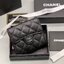 CHANEL Wallet Tri-fold Caviar / Chanel Short Wallet หนังคาเวียร์ กระเป๋าสตางค์ชาแนลใบสั้น เกรดออริจินอล ภาพถ่ายจากงานขายจริง ใช้งานต่างประเทศได้