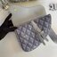 DIOR Saddle Bag Dior Gray CD Diamond Canvas and Smooth Calfskin / DIOR Saddle Belt Bag ภาพสินค้าถ่ายจากงานขายจริงใช้งานต่างประเทศได้