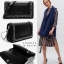 BEST SELLER! CHARLES & KEITH CHAIN DETAIL CROSSBODY BAG กระเป๋าสะพายทรงสี่เหลี่ยมรุ่นชนช็อปขนาดกำลังดีวัสดุหนังนิ่มเรียบประดับด้วยโซ่สีเงินด้านหน้าดูมีดีเทล เปิดปิดด้วยกระดุมแม่เหล็ก ภายในมีช่องใส่บัตรและช่องซิป มาพร้อมสายโซ่ต่อหนังถอดถือเป็นคลัชได้ ภาพถ่