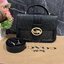 COACH SMALL GEORGIE TOP HANDLE IN BLOCKED SIGNATURE CANVAS ((6504//0468//6192//6015)) compact body portable shoulder bag 🌈ห้ามพลาด รุ่นแนะนำค่าา! พร้อมส่งทันที! กระเป๋าหิ้ว//สะพายข้างได้ วัสดุหนังแท้ 🔺หนึ่งใบทำลายหนังผสมกัน3แบบได้ลงตัวสวยง