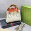 VIP GIFT 】หนังแท้ GUCCI Diana mini tote bag กระเป๋างานหูไม้ไผ่สุดคลาสสิก ดีไซน์มาใหม่พร้อมเข็ดขัดหนังสีสะท้อนแสงประดับตรงหูกระเป๋า ขนาดมินิกำลังน่ารักเลยค่ะ วัสดุหนังแท้ อะไหล่ทอง งานสวยตั้งอยู่ทรง มีสายสะพายยาว 1เส้น สามารถปรับระดับได้-ถอดได้ งานเก๋ไก๋ที