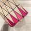BAOBAO ISSEY MIYAKE BUCKET BAG / BAOBAO BASKET / ZIG-ZAG PATTERN TRIANGLE BASKET HANDBAG ภาพสินค้าถ่ายจากงานขายจริง ใช้งานต่างประเทศได้ค่ะ