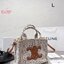 CELINE Tote Bag / CELINE Small Cabas Thais in Textile with Celine All-Over Print กระเป๋าทรงโท้ทรูปทรงสวย ประดับโลโก้หนังด้านหน้า จุของได้กำลังดี
