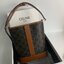 CELINE SMALL BUCKET IN TRIOMPHE CANVAS AND CALFSKIN เกรดท็อปออริ 1:1 เกรดดีสุด สลับแท้ หนังแท้และแคนวาสแท้ ใช้งานต่างประเทศได้ ภาพถ่ายจากงานจริง