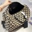 PRADA Large Boston jacquard Bag / Prada Symbole embroidered jacquard fabric travel bag 17" กระเป๋าทรงบอสตันใบใหญ่ ภาพถ่ายจากงานขายจริง ใช้งานต่างประเทศได้