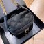 YSL 80'S VANITY BAG IN CARRÉ-QUILTED GRAIN DE POUDRE EMBOSSED LEATHER