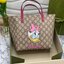 VIP 】Animal-Friendly Gucci Kid GG Supreme Tote Bag งานหนังแท้ทรงตั้งสวย ขนาดกะทัดรัด จุของได้เยอะ ใช้ได้ทั้งเด็กและผู้ใหญ่ น่ารักมากค่ะ **ขายดีตลอดกาล**