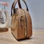 M.C.M MINI ESSENTIAL HALF MOON DISCO TOTE IN VISETOS กระเป๋าถือ/สะพายข้างไอเท็มรุ่นฮิต!! ที่เหล่าดาราเซเลป และไอดอลคนดังมีติดตัว เป็นรุ่นที่แมทช์ง่ายมากๆ