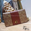 COACH SLIM CARD CASE IN SIGNATURE CANVAS C4818 / C5870 / C4818 กระเป๋าถนอมบัตรกึ่งกระเป๋าสตางค์ เกรดท็อปออริ เกรดดีสุด สลับแท้ 1:1 ใช้ต่างประเทศได้