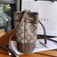 GUCCI Ophidia mini small GG bucket bag กระเป๋าถือหรือสะพายข้าง ขนาดเล็ก ทรงขนมจีบ วัสดุผ้าใบ+หนังแท้ พร้อมแถบลายทางสีเขียวและสีแดงด้านล่าง ด้านในโล่ง มี1ช่องเล็ก สายยาวถอดสายไม่ได้ ปรับระดับได้ ใบนี้เรียบหรูดูดีสุดๆไม่ควรพลาดค่า