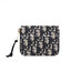 DIOR Compact Zipped Wallet jacquard leather / DIOR Card Holder กระเป๋าสตางค์แบรนด์หรู ซิปรอบ พร้อมส่งที่ไทย ภาพสินค้าถ่ายจากงานขายจริง ใช้งานต่างประเทศได้