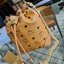 M.C.M SOFT BERLIN DRAWSTRING BAG IN VISETOS กระเป๋าสะพายทรง bucket ไซส์ mini ขนาดน่ารักน่าใช้ มาพร้อมกล่องสุดหรู!! วัสดุหนังแคนวาสคุณภาพดี รูดเปิด-ปิดกระเป๋าด้วยสายหนัง ภายในเป็นช่องโล่ง มีช่องแยก และช่องเก็บบัตรหรือจะไว้ของจุกจิกก็ได้ เป็นหนังแท้ ใ