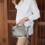 สีมาใหม่ค่า 🐼New arrival! KEEP ทรง longchamp รุ่น Duo Sister - สี Smoke Grey ตัวกระเป๋าหนังแกะสังเคราะห์ ลายหนังสวยมากๆคะ นิ่ม สุดๆ รุ่นนี้ จะมี 2 ขนาด คือ mini และ basic ไซด์
