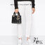 SMALL LADY DIOR MY ABCDIOR BAG Black Cannage / CD LADY BAG พร้อมส่ง กระเป๋าสะพายข้างสุดฮอต ดีไซน์เรียบง่าย แต่แฝงไปด้วยความหรูหรา ทรงกล่องคลาสสิค โดดเด่นด้วยพวงกุญแจอะไหล่สีทอง