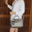 สีมาใหม่ค่า 🐼New arrival! KEEP ทรง longchamp รุ่น Duo Sister - สี Smoke Grey ตัวกระเป๋าหนังแกะสังเคราะห์ ลายหนังสวยมากๆคะ นิ่ม สุดๆ รุ่นนี้ จะมี 2 ขนาด คือ mini และ basic ไซด์