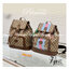 GUCCI Backpack with Interlocking G / GG Coated Canvas Backpack กระเป๋าเป้กุชชี่ใช้ได้ทั้งหญิงชาย ไม่ว่าจะวันธรรมดาหรือวันไปเที่ยว เพียงแค่สะพายกระเป๋าเป้ใบนี้ติดตัวไปด้วย ก็เพิ่มความมีสไตล์ให้กับตัวเองได้แล้ว ด้วยรูปทรงและลายตารางอันเป็นสัญลักษณ์ของแบรนด์