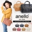 Anello polyester 2 way mini boston bag จากแบรนด์ดังในประเทศญี่ปุ่น กระเป๋าสไตล์คลาสสิค มีโครงปากกระเป๋ากว้างเป็นสัญลักษณ์ วัสดุหนัง pu กันน้ำได้ ภายในมีช่องใหญ่และช่องเล็กด้านข้าง2ช่อง เปิดปิดด้วยซิปคู่ มีตัวล็อคที่หูจับ ด้านหน้ามีช่องซิปเล็กใช้งานได้จริง