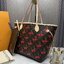 TOP ORI หนังแท้ | LV x TM - Neverfull MM Bag Monogram cherry canvas กระเป๋าสะพายทรงโท้ทเอกลักษณ์ที่หรูหรา Monogram แคนวาสคลาสสิกตกแต่งดีเทลลายเชอร์รี่สีสันสดใส ปรับลุคให้มีชีวิตชีวาอีกครั้งด้วยธีมแสนสนุก