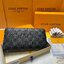 ORI หนังแท้ | LV Zippy Horizontal Monogram Shadow / LV LongWallet กระเป๋าสตางค์ใบยาว กระเป๋าสตางค์ซิปรอบ