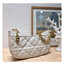 CD Lounge Bag Blue Oblique Jacquard / Dior pochette กระเป๋าสะพายทรงพอช สวยหรู ดีไซน์เรียบ แต่ดูแพง