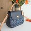 Coach Marlie Top Handle Satchel In Signature Chambray & Canvas Brown Black C1765