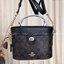 Coach KAY CROSSBODY IN BLOCKED SIGNATURE CANVAS (COACH F78277) IM/BROWN KHAKI GOLD /BLACK