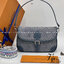 LV Diane Monogram Denim Bag กระเป๋าสะพายมัลติฟังก์ชั่นเดนิมสไตล์วินเทจ ปั้มนูนโลโก้ลายโมโนแกรม ดีไซน์ใหม่ ออกมาได้น่ารักน่าใช้มากๆ สียีนส์ซีดสวยมีเสน่ห์ -- [รับตัวแทนกระเป๋า]
