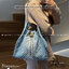 ORI หนังแท้ | 30cm CHANEL 25 Denim Handbag กระเป๋าสะพายทรงโฮโบเดนิม คอลใหม่ล่าสุด ต้อนรับฤดูกาล SPRING-SUMMER 2025 รูปทรงใช้งานได้จริง จุของได้ ถือเก๋ๆ เอวี่เดย์ลุค