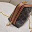 CELINE CLUTCH WITH CHAIN IN TRIOMPHE CANVAS WITH TRIOMPHE HEART EMBROIDERY กระเป๋าสะพายกึ่งคลัทช์ มินิไซส์ เอาใจสาวๆสายสะดวก!! พกพาง่าย สะพายกำลังสวย วัสดุหนังแคนวาส ดีไซน์ใหม่ โลโก้ลายปัก ดีเทลเดินด้ายรูปหัวใจ คิ้วท์ไปอี้ก!! เปิด-ปิดด้วยซิป ภายในโล่ง ใส่