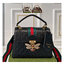 GUCCI Queen Margaret Bee top handle bag กระเป๋าถือลิมิเต็ดด้วยตัวกดล็อครูปผึ้งประดับมุกสวยหรูโดดเด่น มาพร้อมสะพายข้างสปอร์ต ดีไซน์สวยไม่ซ้ำใคร