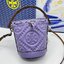 6 สี Tory Burch Puffy Mini / Tory burch T Monogram Puffy Patent Mini Bucket Bag / Tory Bucket Bag กระเป๋าบัคเกต size เล็ก โดดเด่นด้วยโลโก้ตัวนูนปั๊มด้านหน้า