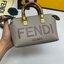 FENDI By The Way Mini Bag พร้อมส่งที่ไทย ภาพถ่ายจากงานขายจริง Iconic mini By The Way Boston bag made FENDI ROMA lettering and rigid tortoiseshell-effect plexiglass handles.