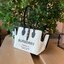 BURBERRY FRAGRANCES TOTE BAG พร้อมส่งรุ่นใหม่!! BURBERRY LARGE LONDON TOTE BAG IN WHITE / Burberry Canvas Logo Tote Bag กระเป๋าสะพายไหล่ทรงช้อปปิ้ง ทรงคลาสสิค ฮิตตลอดกาล ตัวกระเป๋าวัสดุหนังผ้าแคนวาส