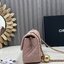 ORI หนังแท้ | Chanel Classic Flap Bag กระเป๋าสะพายรุ่นคลาสสิก สายประดับบอลโลโก้สวยหรูอะไหล่สีทองสวยงาม
