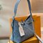 LV Carryall Denim Vintage Tote Bag กระเป๋าทรงโท้ทเดนิมสไตล์วินเทจ รุ่นใหม่ปั้มนูนลายโมโนแกรมบนเดนิมสุดไอคอนิก ที่ใครเห็นต้องเป็นคลั่งรัก ผู้ดี หรูหราได้ทุกลุค ทุกสไตล์