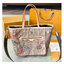 LV Neverfull Bandoulière Inside Out กระเป๋าสะพายทรงโท้ทใบใหญ่ กลับใช้ได้ 2 ด้านสุดคุ้ม ด้วยลายโมโนแกรมแคนวาส อีกด้านเป็นผ้าประทับลายสีเบจสวยโดดเด่นมากๆ